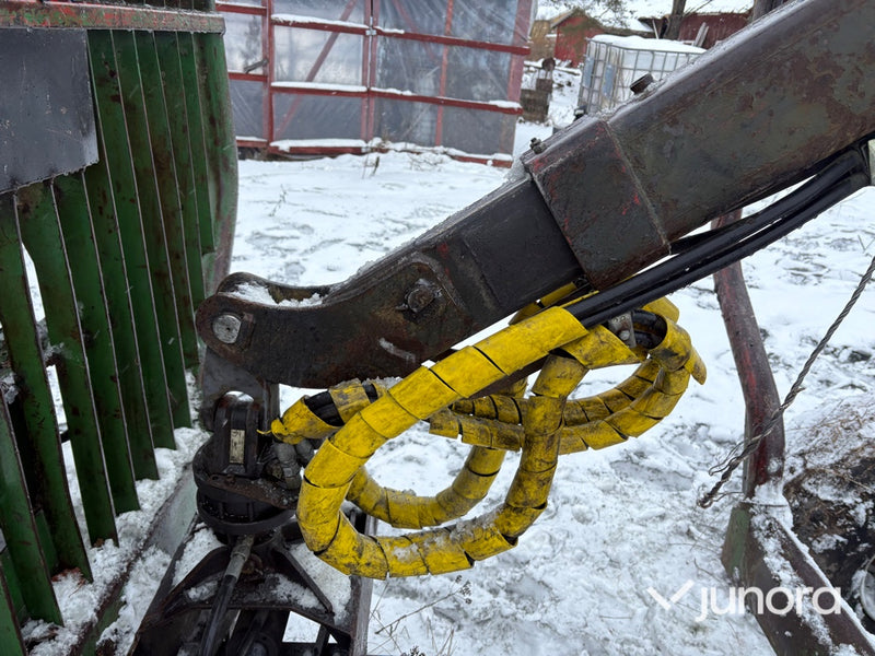 Skogsvagn - Källefall, med kran