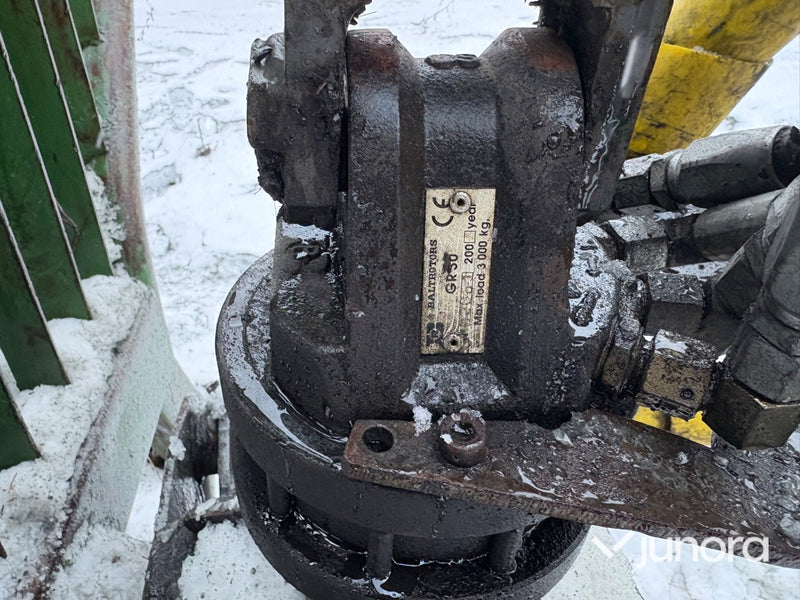 Skogsvagn - Källefall, med kran