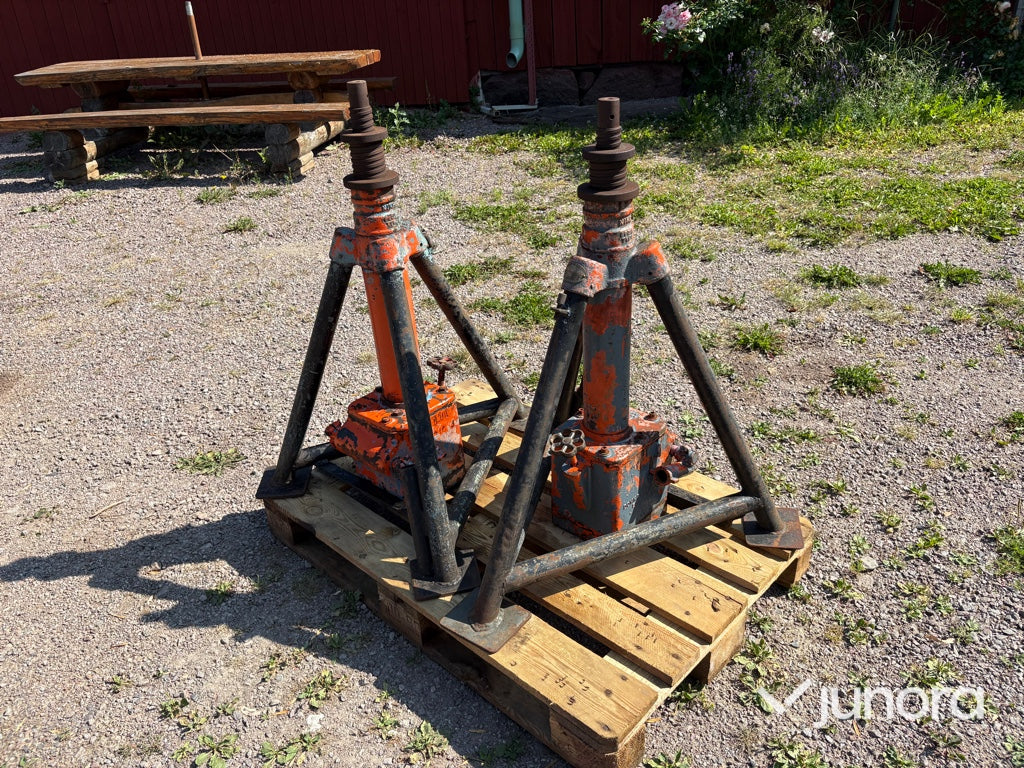 Hydrauliska domkrafter, 2 st – Nike 5 ton