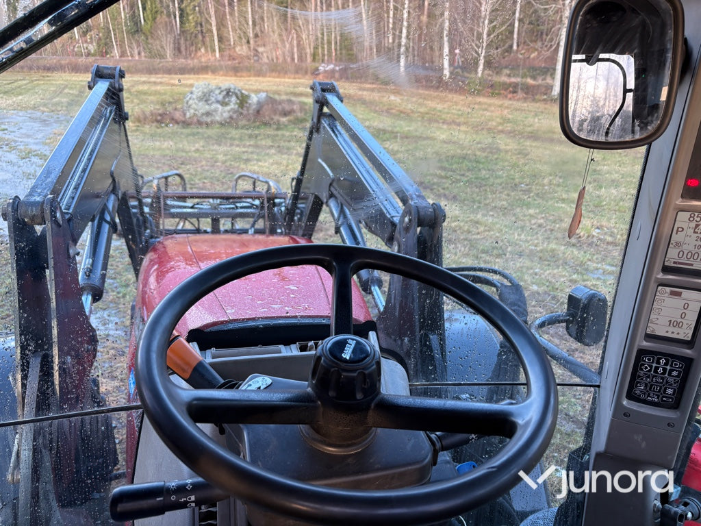 Traktor + Frontlastare - Case IH, Puma 185 CVT