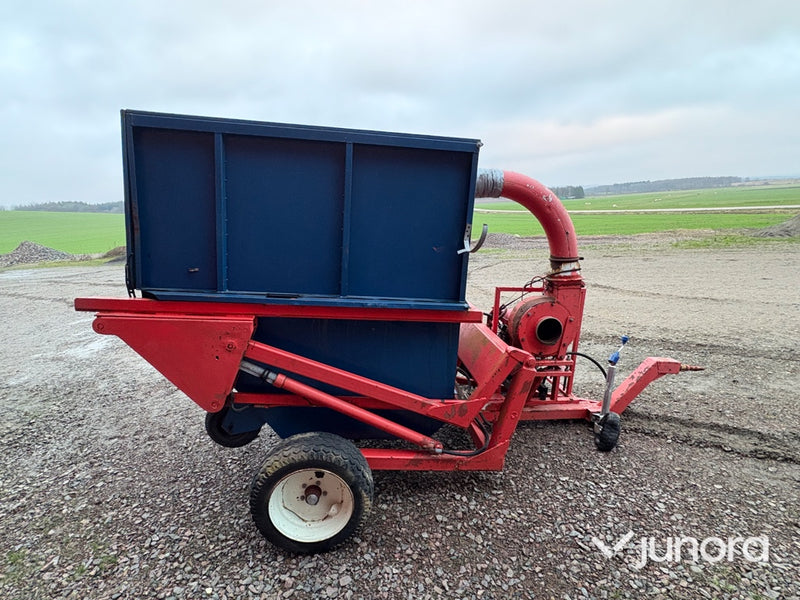 Lövsug – bensindriven, med samlarbehållare