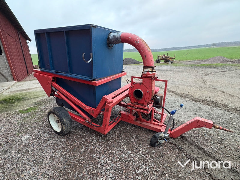 Lövsug – bensindriven, med samlarbehållare