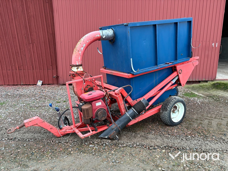 Lövsug – bensindriven, med samlarbehållare