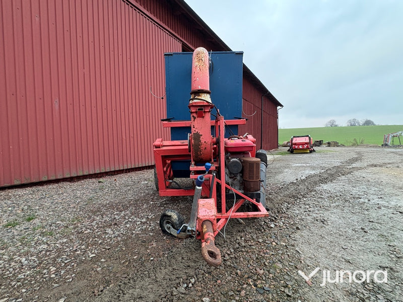 Lövsug – bensindriven, med samlarbehållare