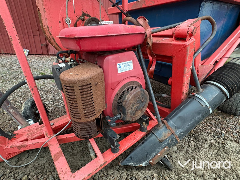 Lövsug – bensindriven, med samlarbehållare