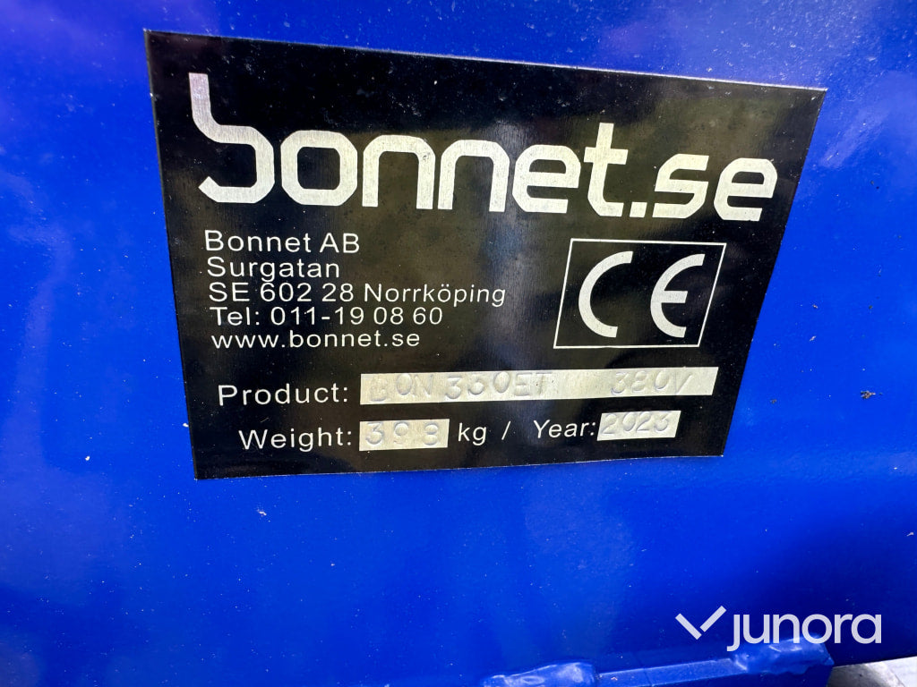 Bonnet Vedmaskin