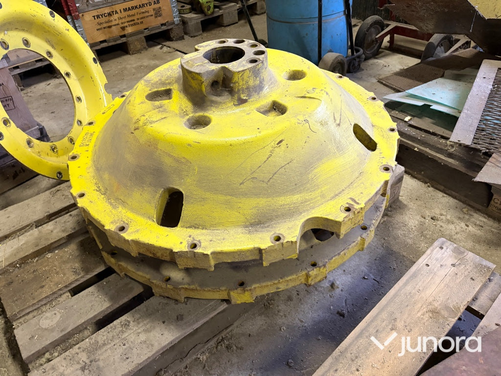 John Deere fälgtallrikar och fälgringar 4 delar Ø 1 000 mm