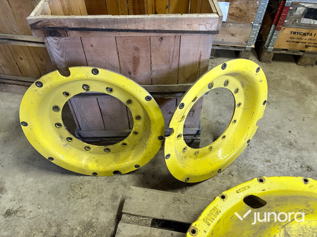 John Deere fälgtallrikar och fälgringar 4 delar Ø 1 000 mm