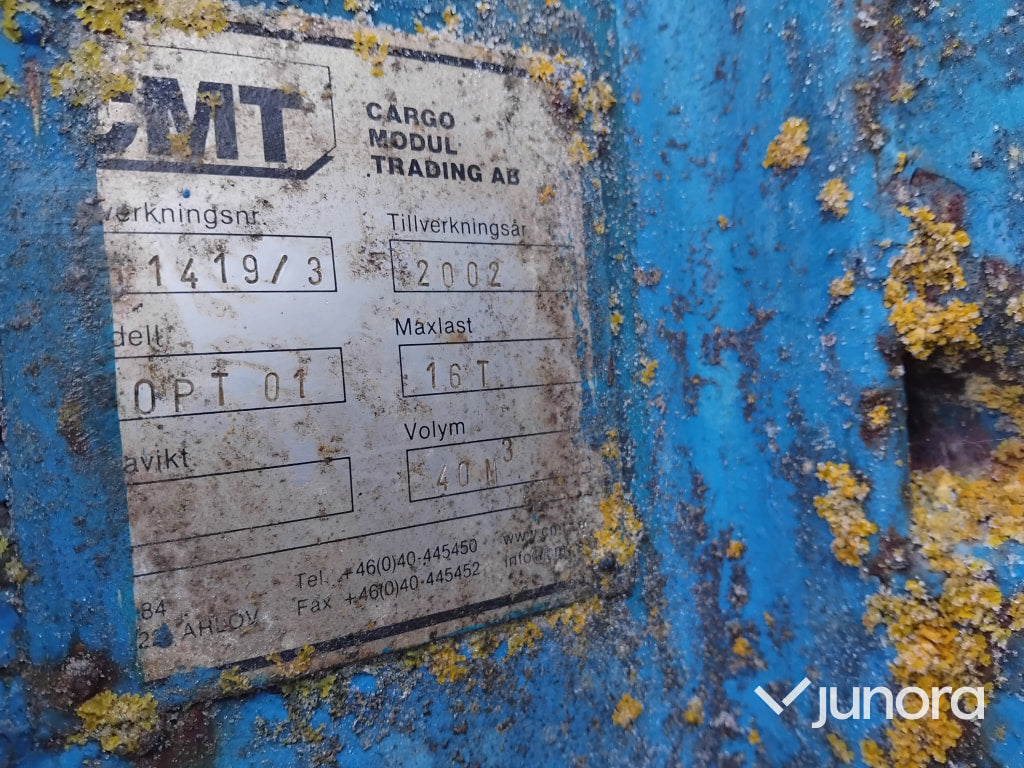 Container - CMT, 16 ton
