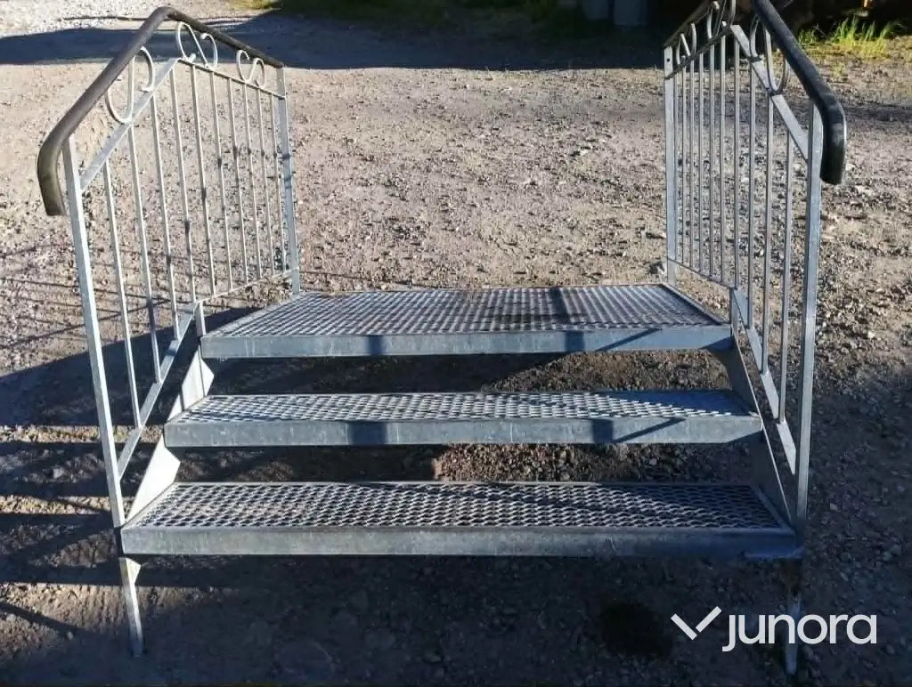 Galvaniserad ståltrappa