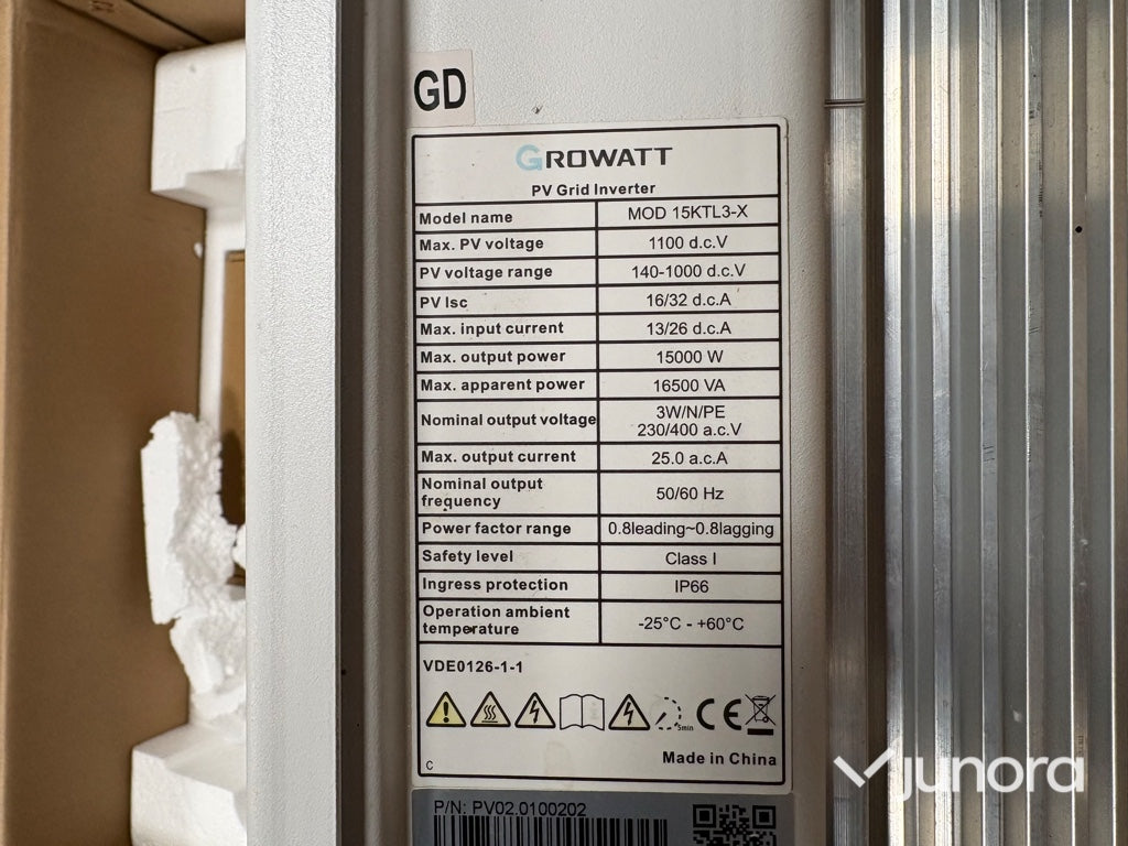 Växelriktare - Growatt, MOD 15KTL3-X