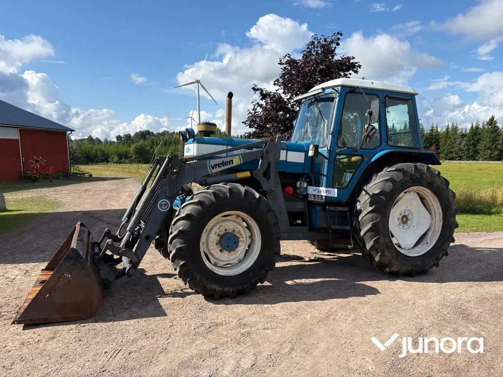 Traktor med frontlastare Ford 8210