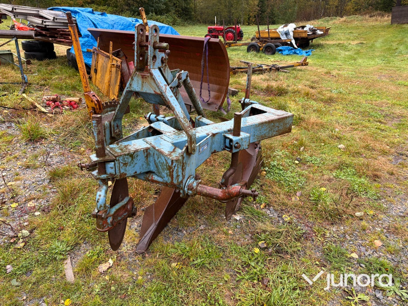 Tvåskärig växelplog