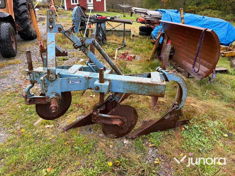 Tvåskärig växelplog