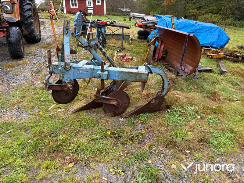 Tvåskärig växelplog