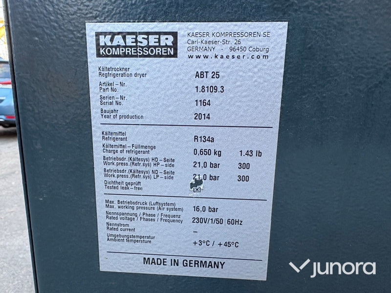 Skruvkompressor – Kaeser, SK 25 T SFC