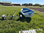 Finnmarks Båt med trailer