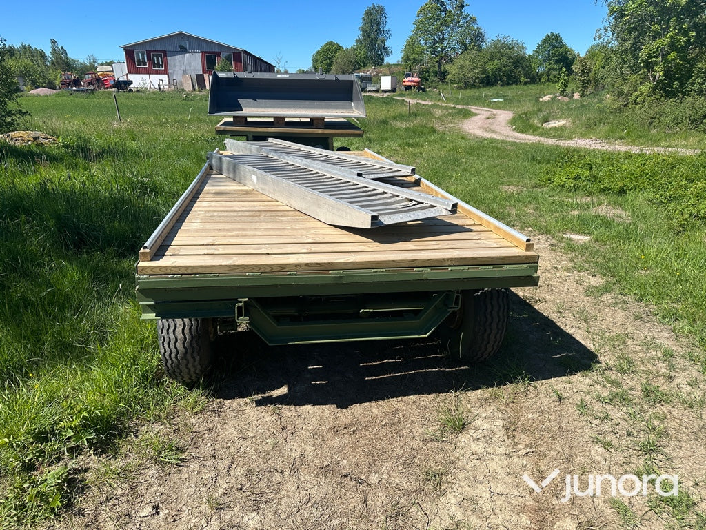 Flakvagn - Aluminiumramper