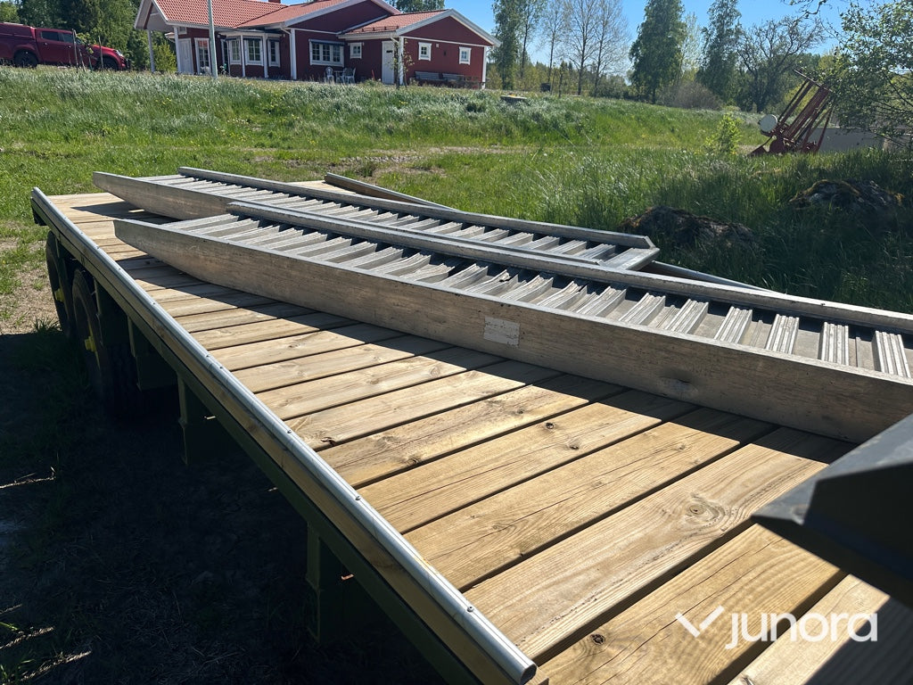 Flakvagn - Aluminiumramper