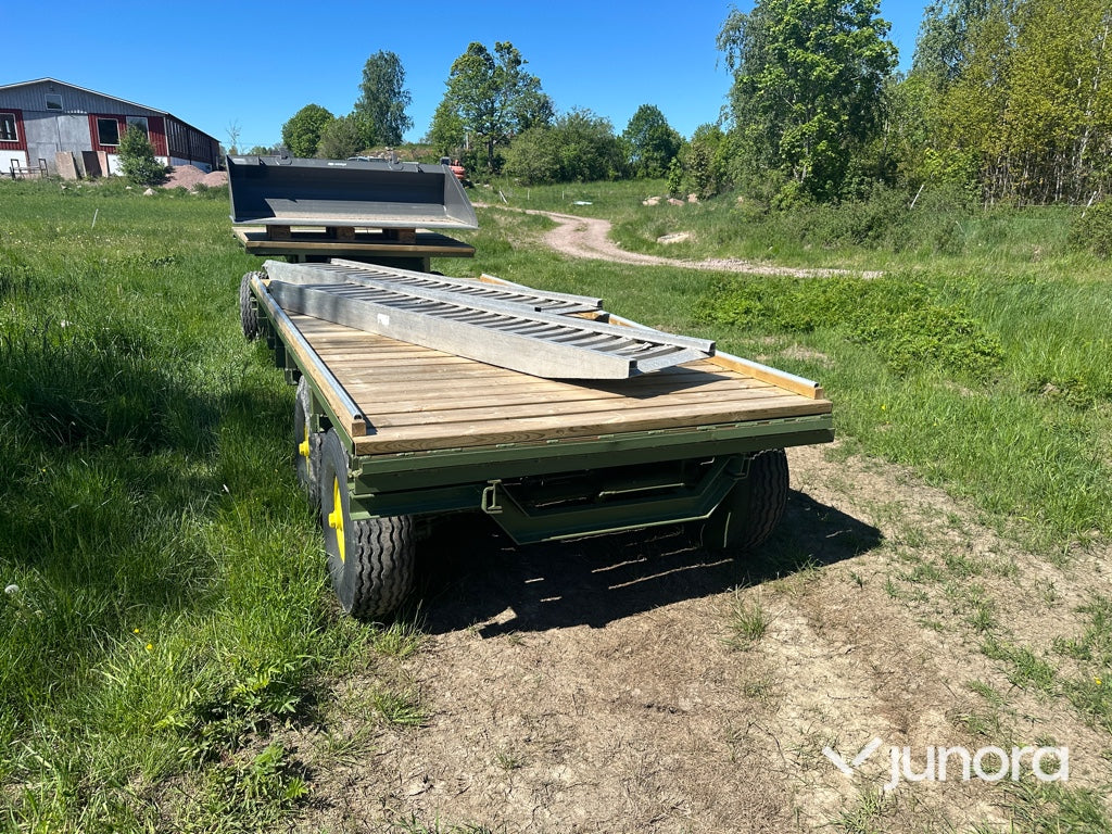 Flakvagn - Aluminiumramper