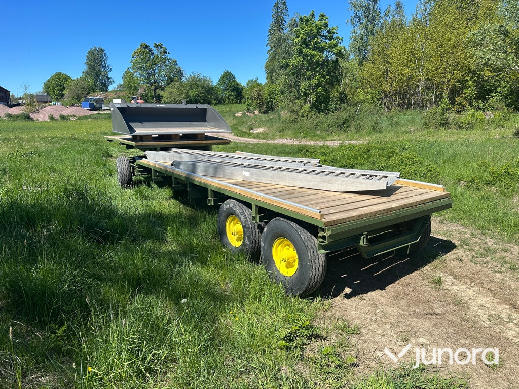 Flakvagn - Aluminiumramper