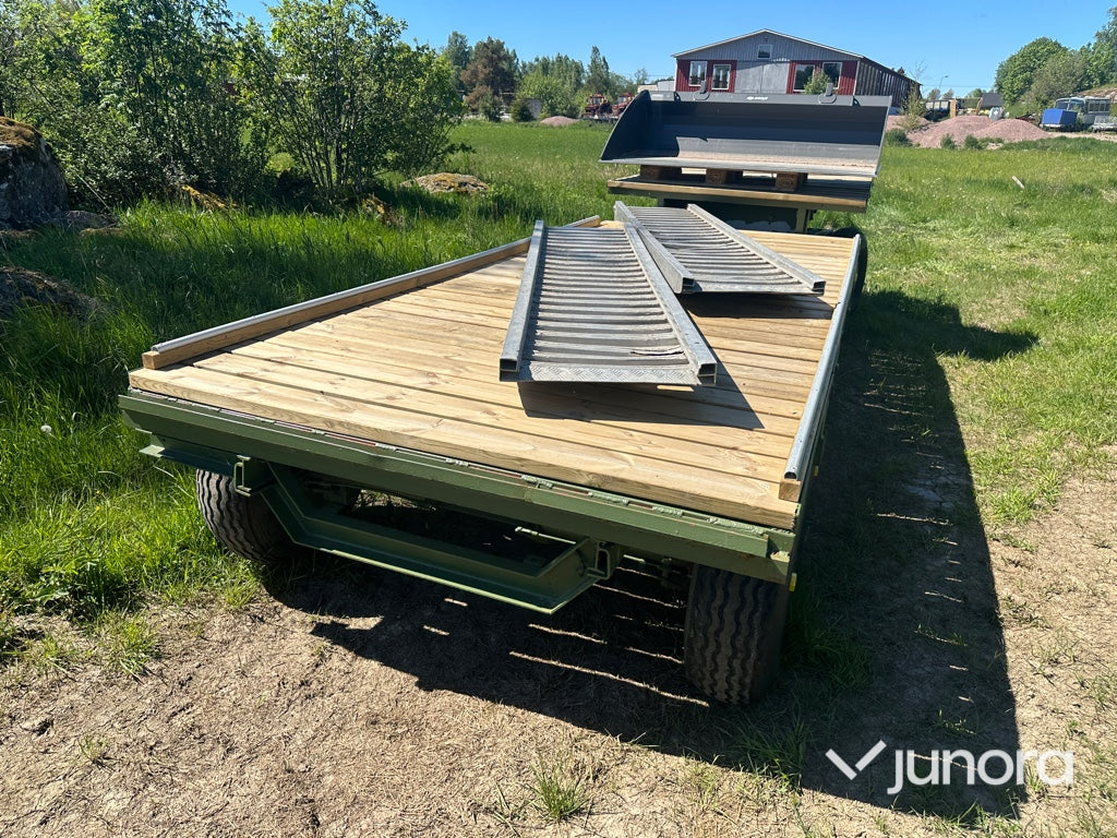 Flakvagn - Aluminiumramper