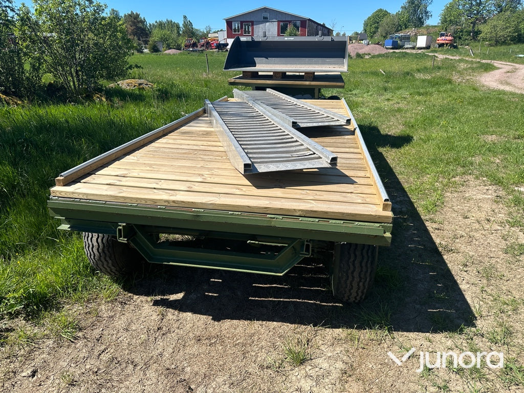 Flakvagn - Aluminiumramper