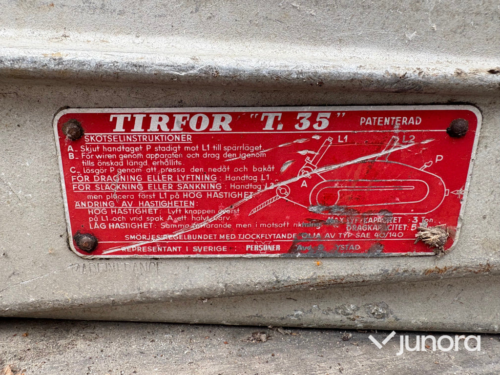 Spakblock Tirfor T. 35