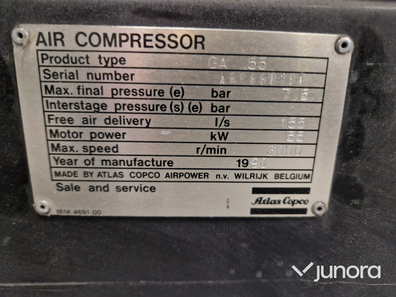 Kompressor - Atlas Copco GA55