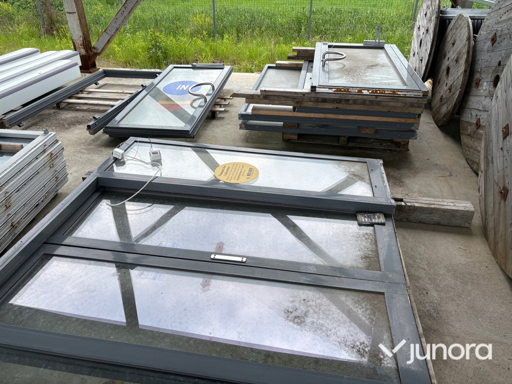 Glaspartier, Dörrpartier - Aluminium