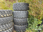 Däck på fälg till hjullastare, Dunlop 405/70R18