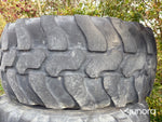 Däck på fälg till hjullastare, Dunlop 405/70R18