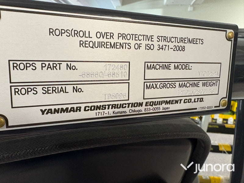 Grävmaskin - Yanmar ViO12