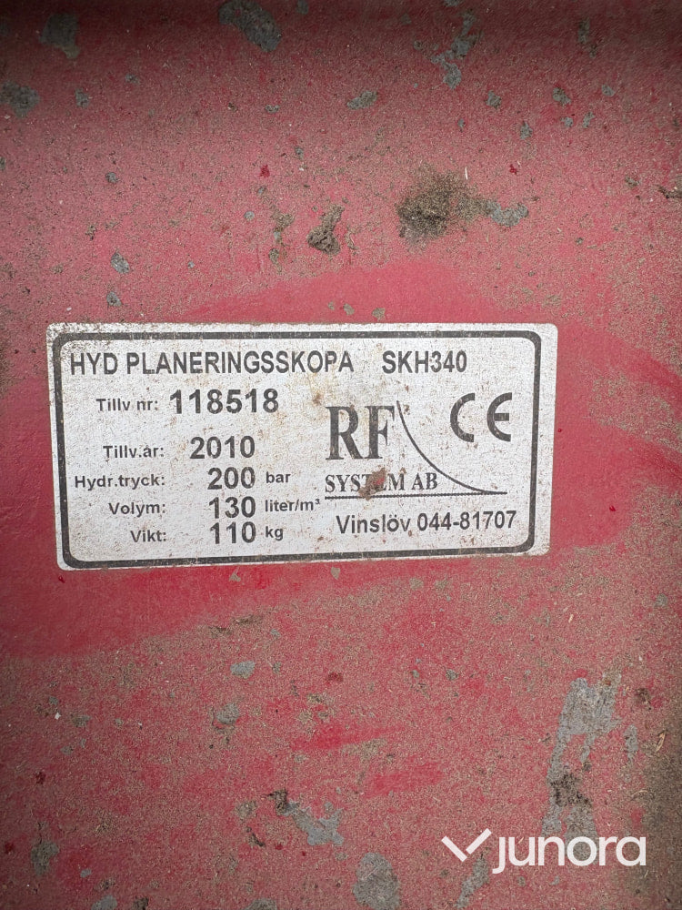 Hyd planeringsskopa skh340