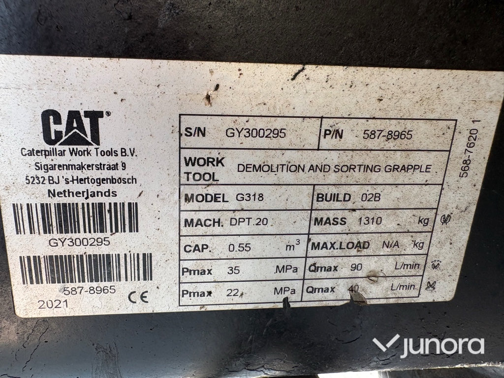 Sorteringsgrip - CAT, G318