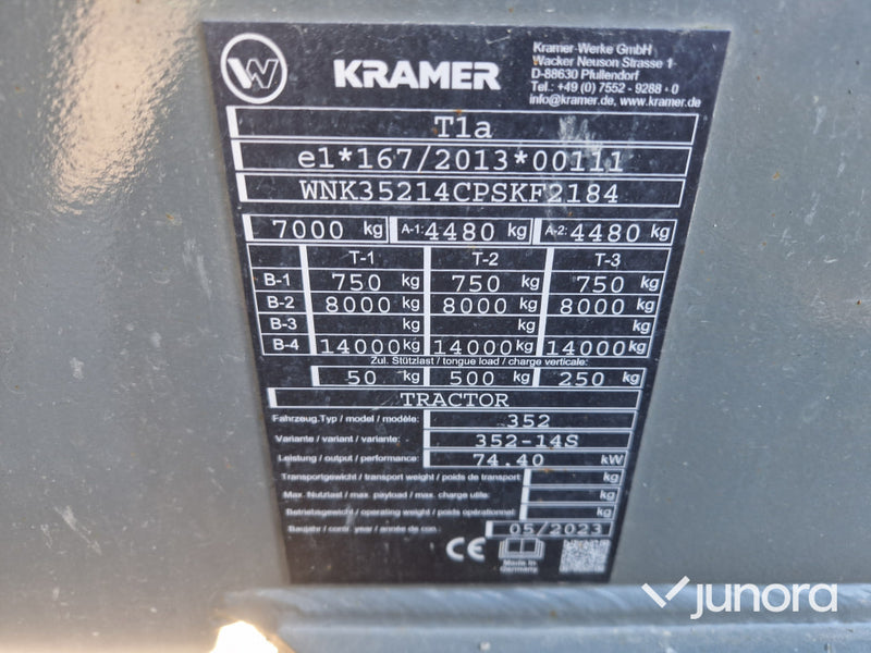 Hjullastare Kramer 8115