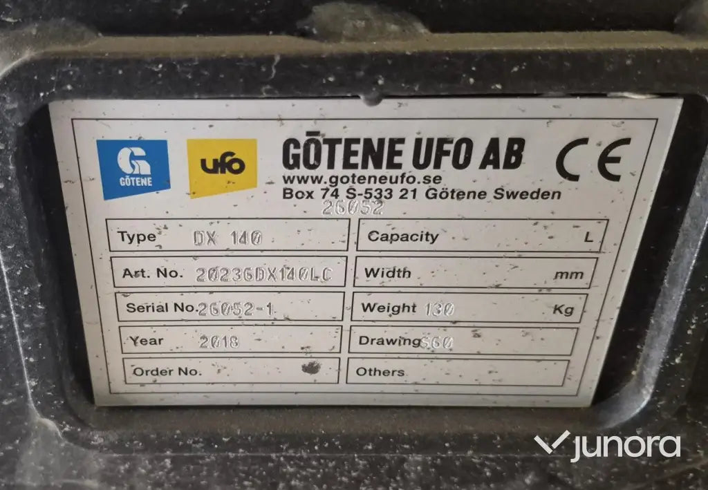 Redskapsfäste Götene DX 140