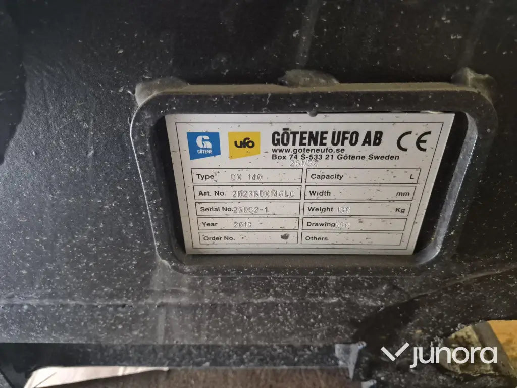 Redskapsfäste Götene DX 140