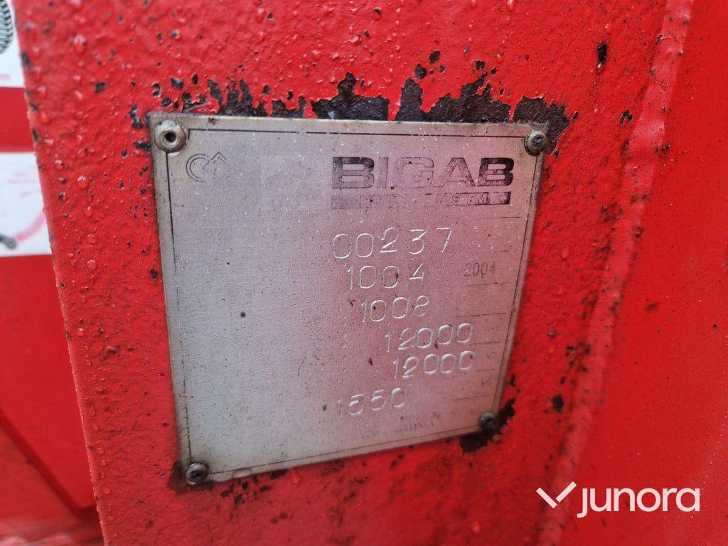 Lastväxlarvagn - Bigab 12-15 Med Flak