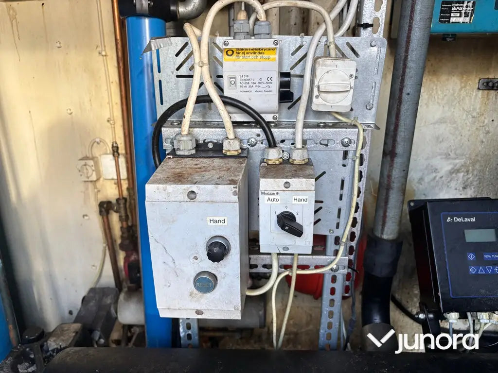 Vakuumpump DeLaval DVP 900 med frekvensstyrning NFO Drive 2,2 kW