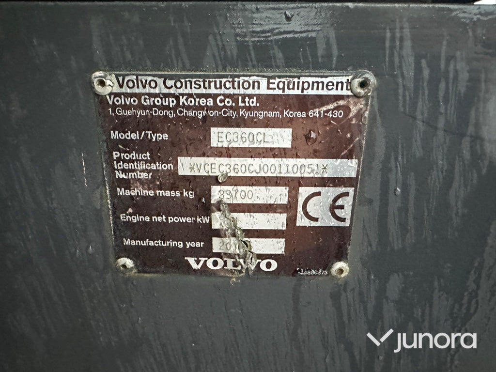 Bandgrävmaskin - Volvo, EC360CL