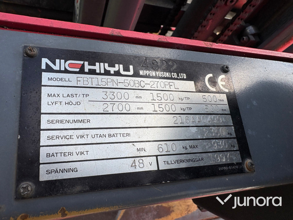 Gaffeltruck - Nichiyu, FBT 15
