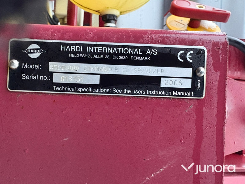 Växtskyddsspruta - HARDI Commander CL