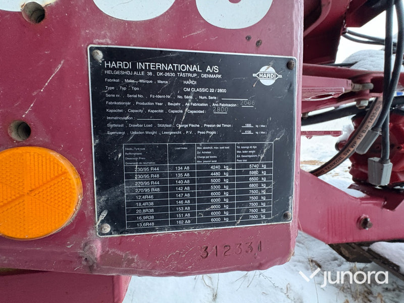 Växtskyddsspruta - HARDI Commander CL