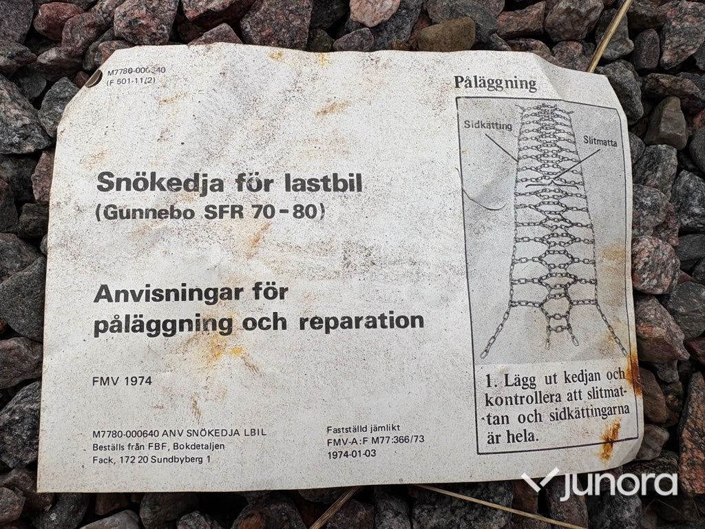 Snökedjor - Gunnebo SFR 70-80