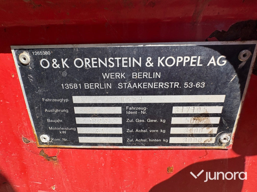Hjullastare - O&K, L5 serie - B