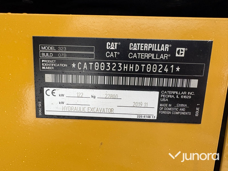 Grävmaskin - Catepillar, 323 Next Generation