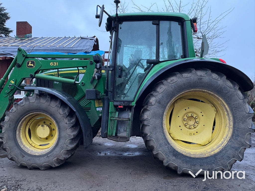 Traktor + Frontlastare - John Deere, 6320