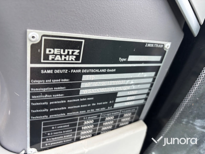 Traktor - Deutz-Fahr 7250 Agrotron TTV Warrior, med GPS