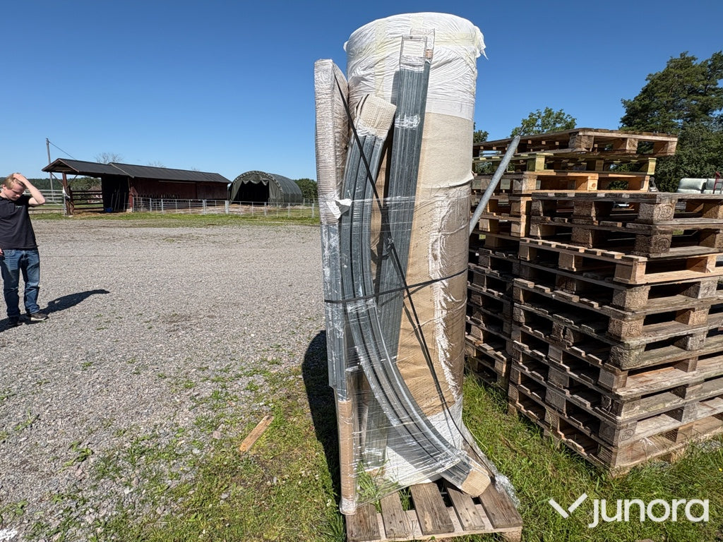 Omonterat Växthus Titan 12 m2